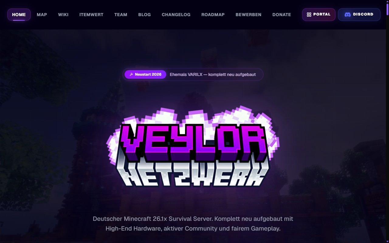 Veylor — Website